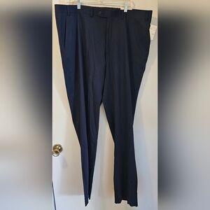 Perry Ellis Portfolio Men’s Unhemmed Suit Pants Navy Size 43 NWT